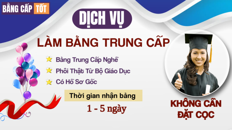 Làm bằng trung cấp